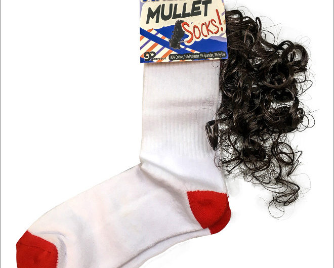 American Mullet Socks With Realistic Hair