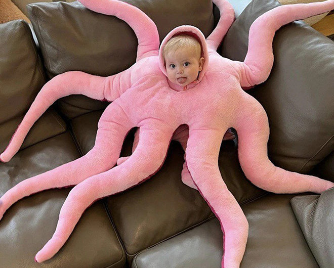 Octopus Baby Onesie