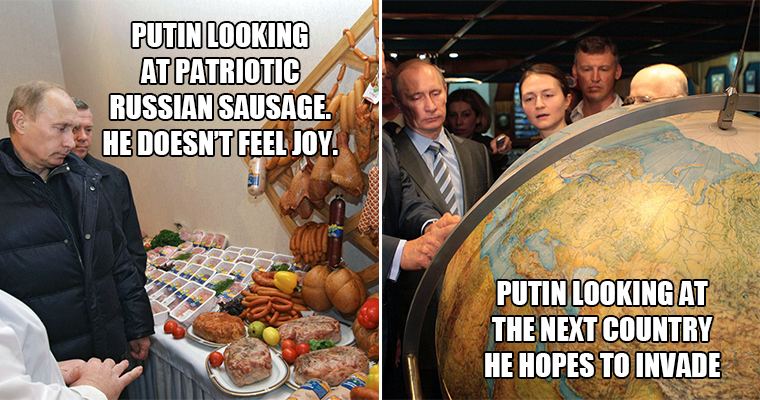 Putin Looking At Things